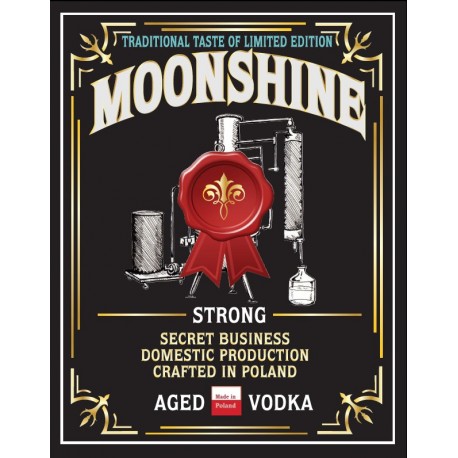 Etykieta MOONSHINE