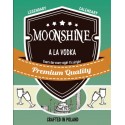 Etykieta Moonshine ala Vodka