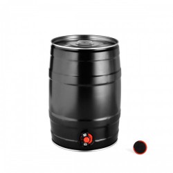 MINI KEG czarny 5 l z kranikiem