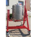 Hydroprasa 60 L - inox na stojaku